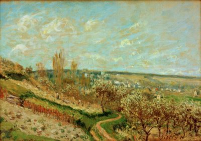 Spring in Saint-Germain-en-Laye by Alfred Sisley
